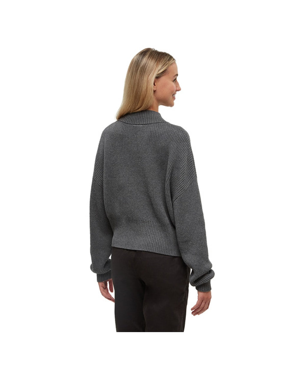 Tentree Women's Highline 1/4 Zip Mock Neck Sweater