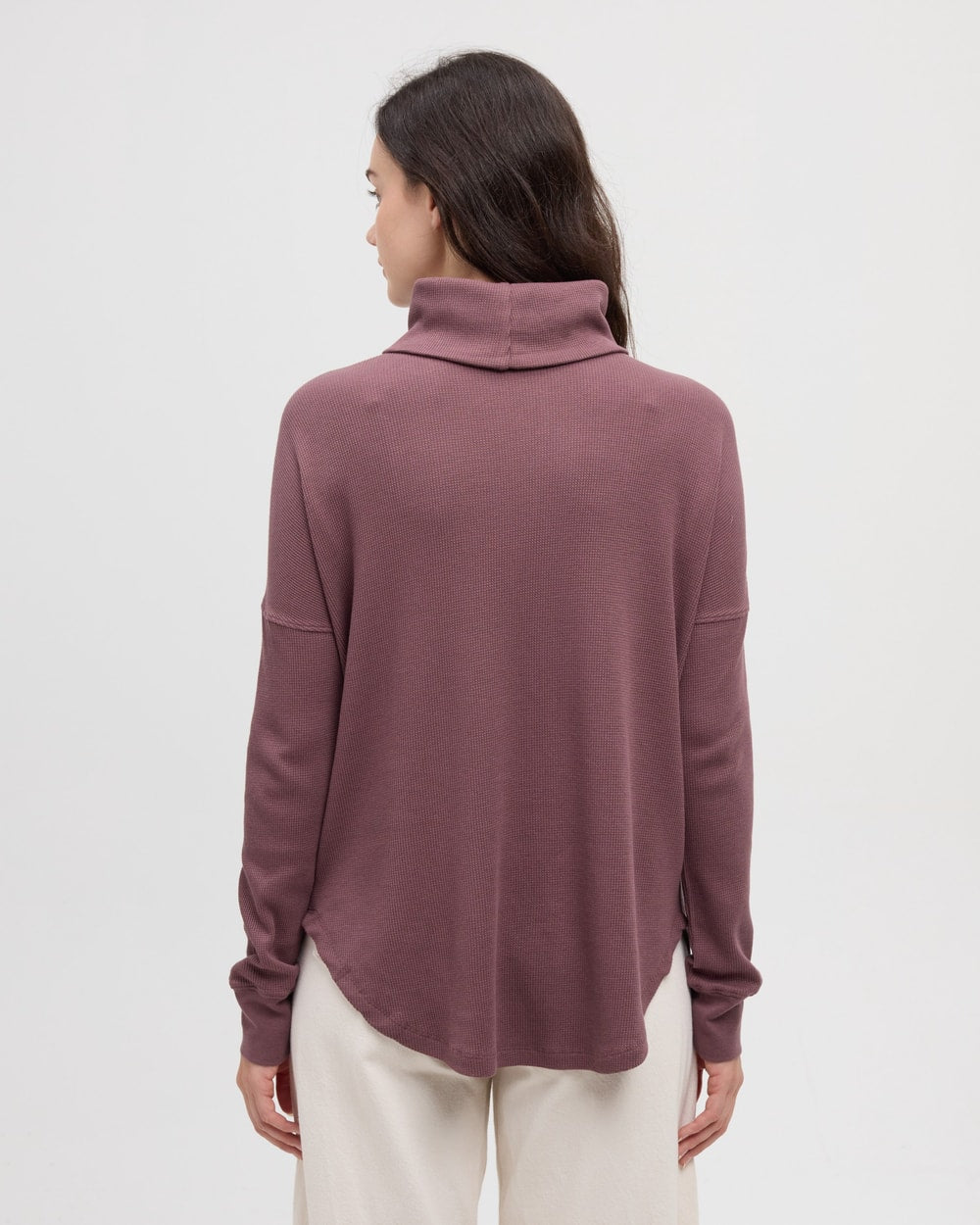 Tentree Women's Highwood Turtleneck - MAUVE STONE