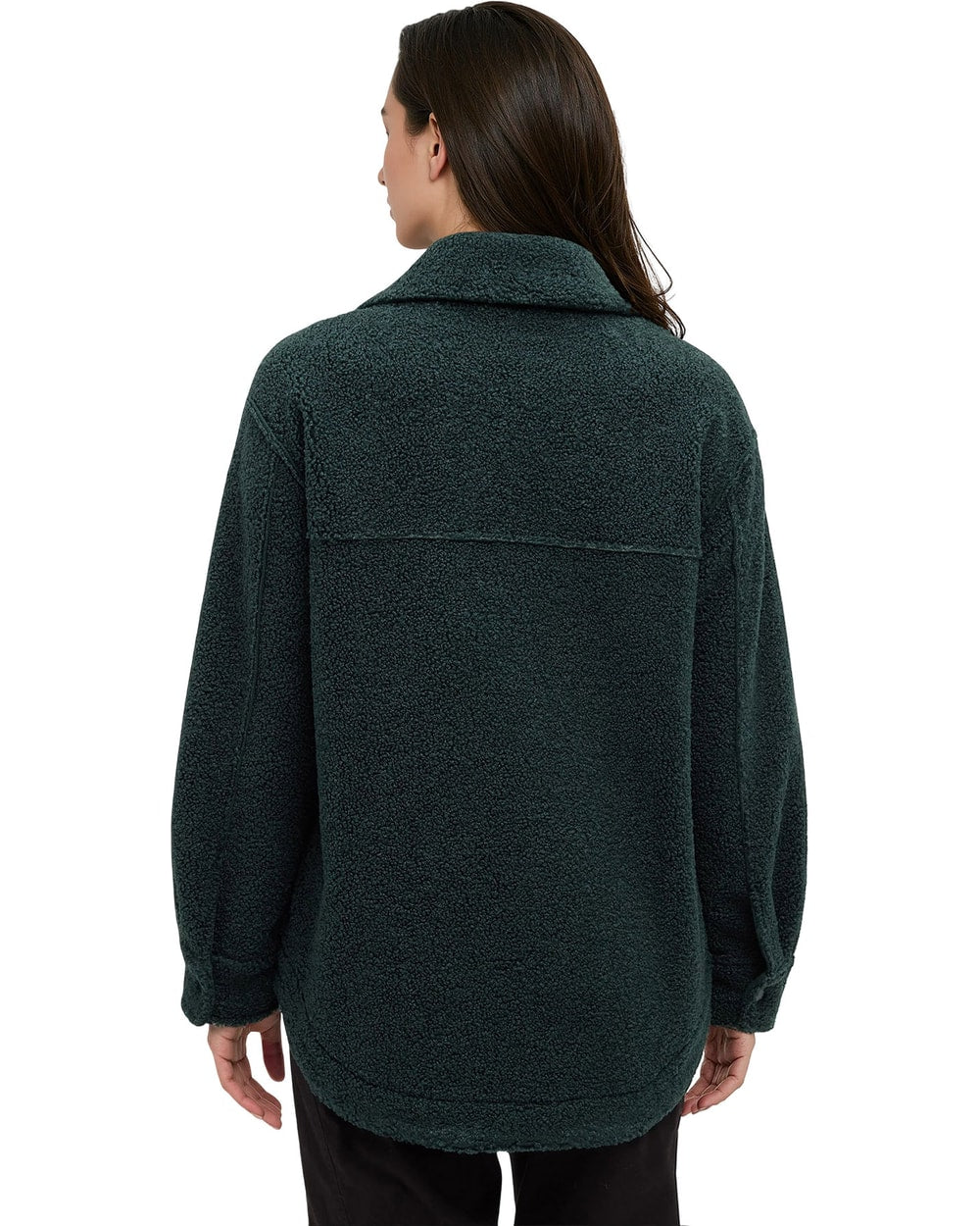 Tentree Women's Sunday Jacket - Dark Forest Green - back