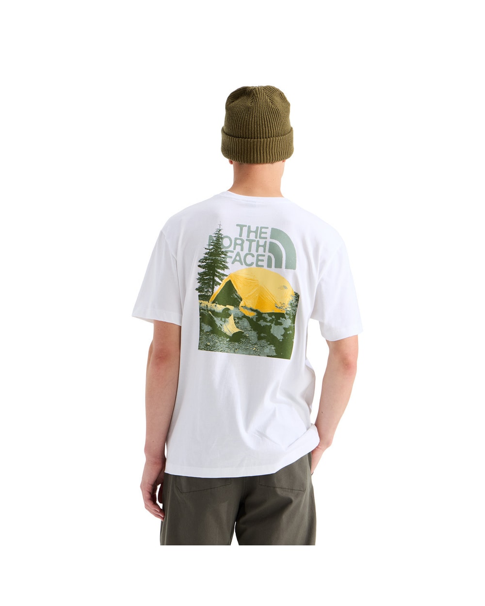 The North Face Men's Pitch A Tent Short-Sleeve Tee - TNF WHITE