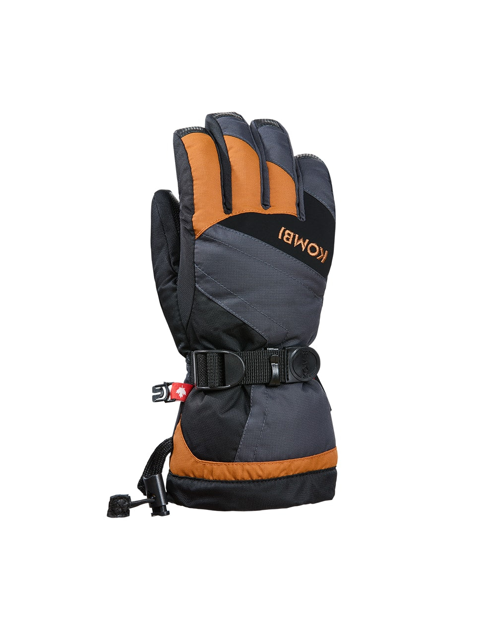 Kombi The Original Junior Glove - CHAMOIS WITH ASPHALT - front