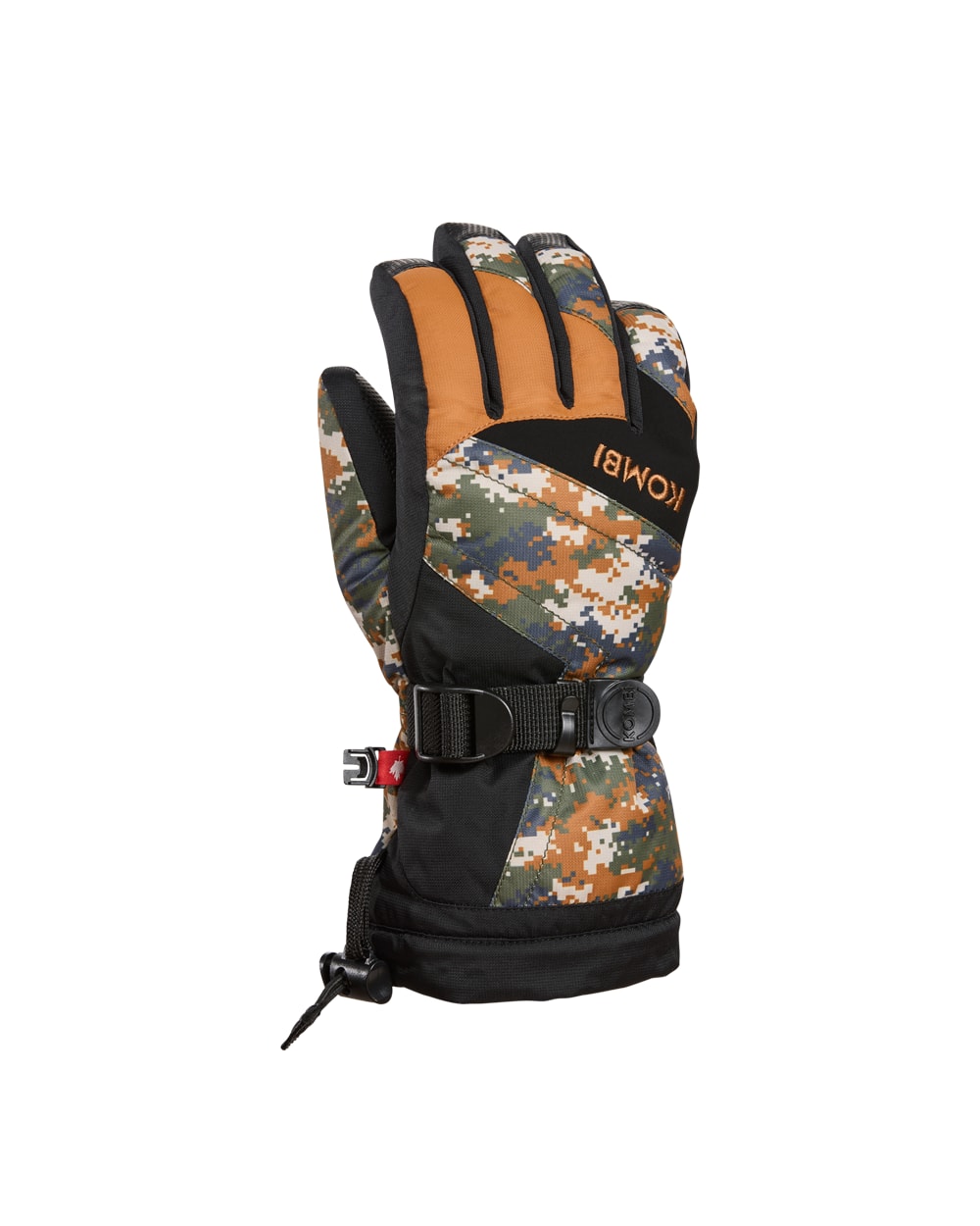 Kombi The Original Junior Glove - GAMER CAMO WITH CHAMOIS - front
