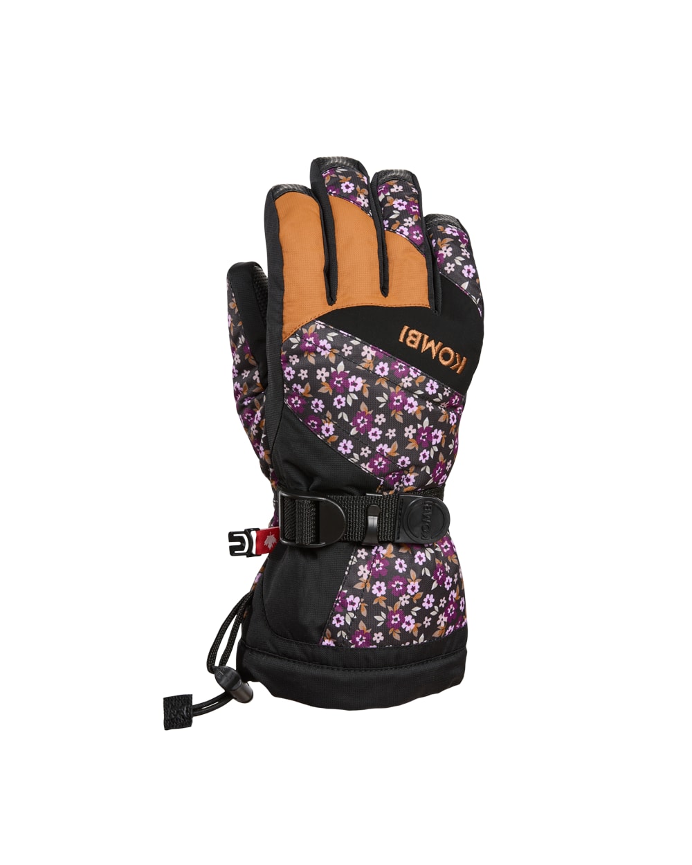 Kombi The Original Junior Glove - DAISY FLOWER WITH CHAMOIS - front