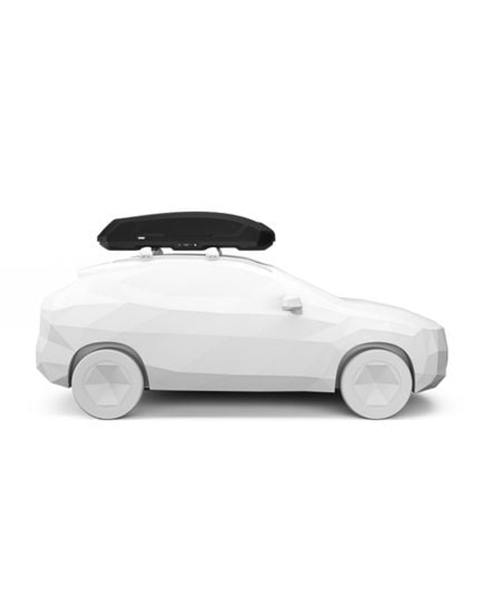 Thule Force XT XL Roof Box - Black on vehicle