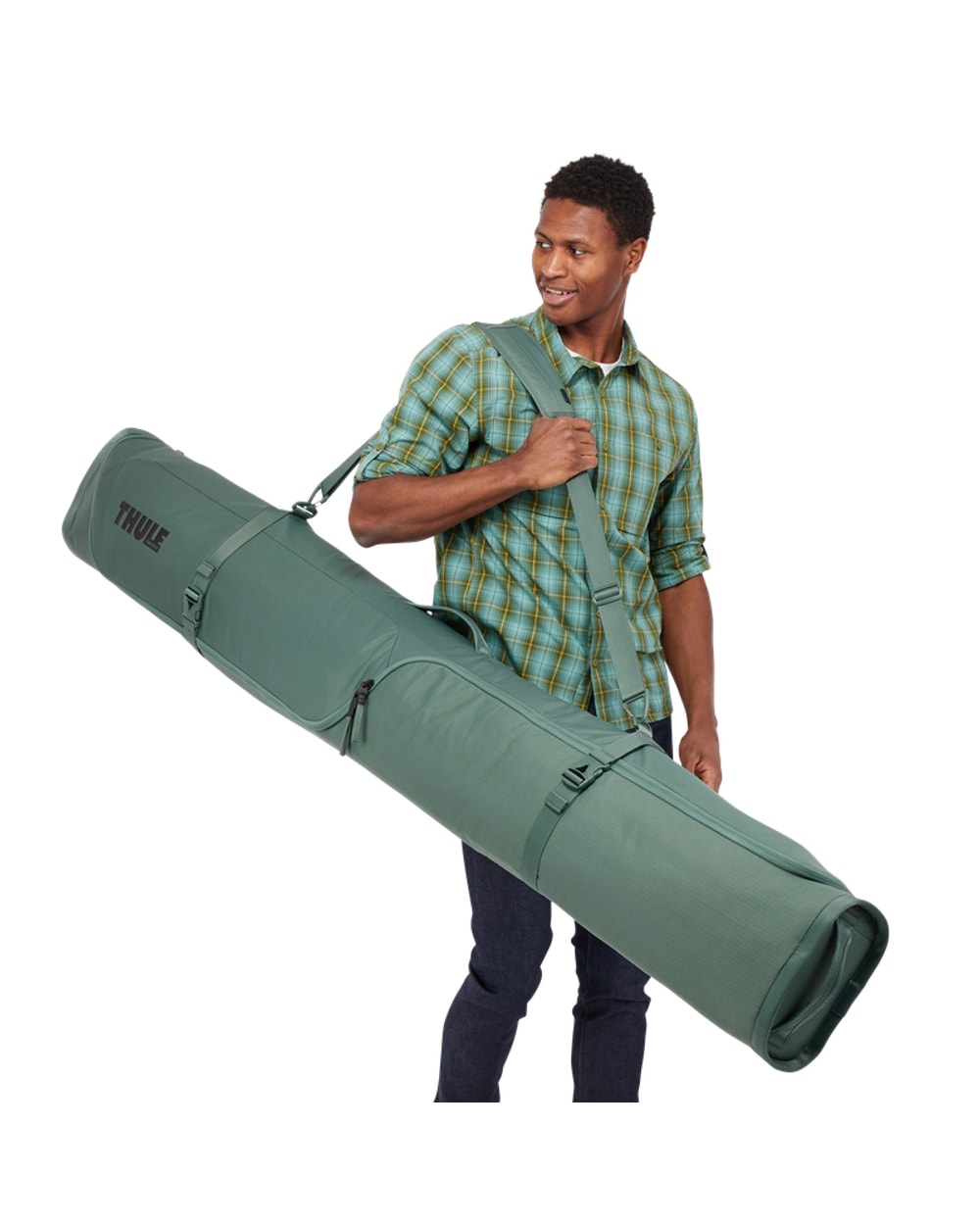 Thule RoundTrip Ski Bag 192cm - Hazy Green