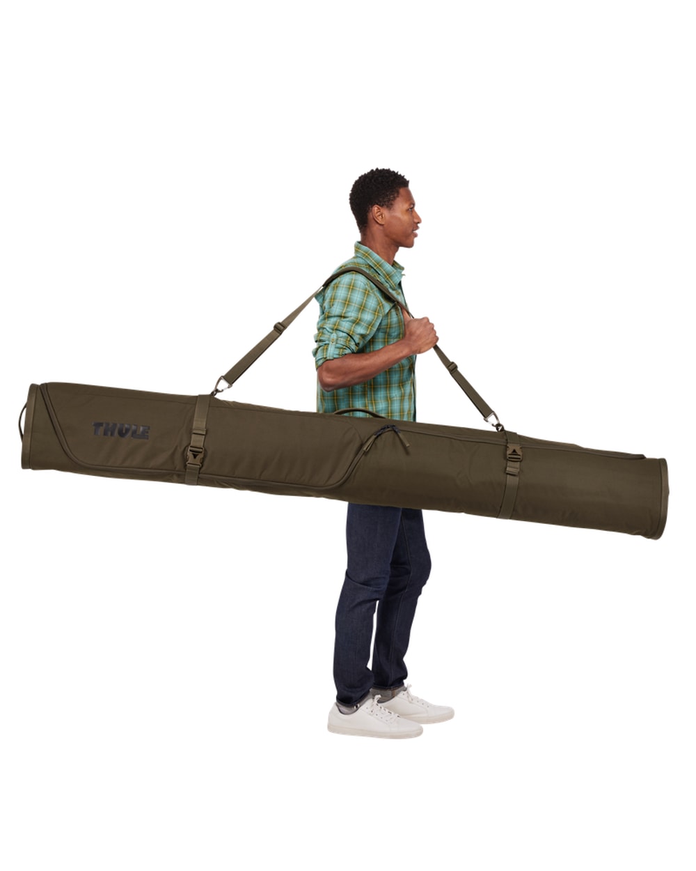 Thule RoundTrip Ski Bag 192cm - Deep Khaki