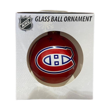 NHL Glass Ball Christmas Ornament