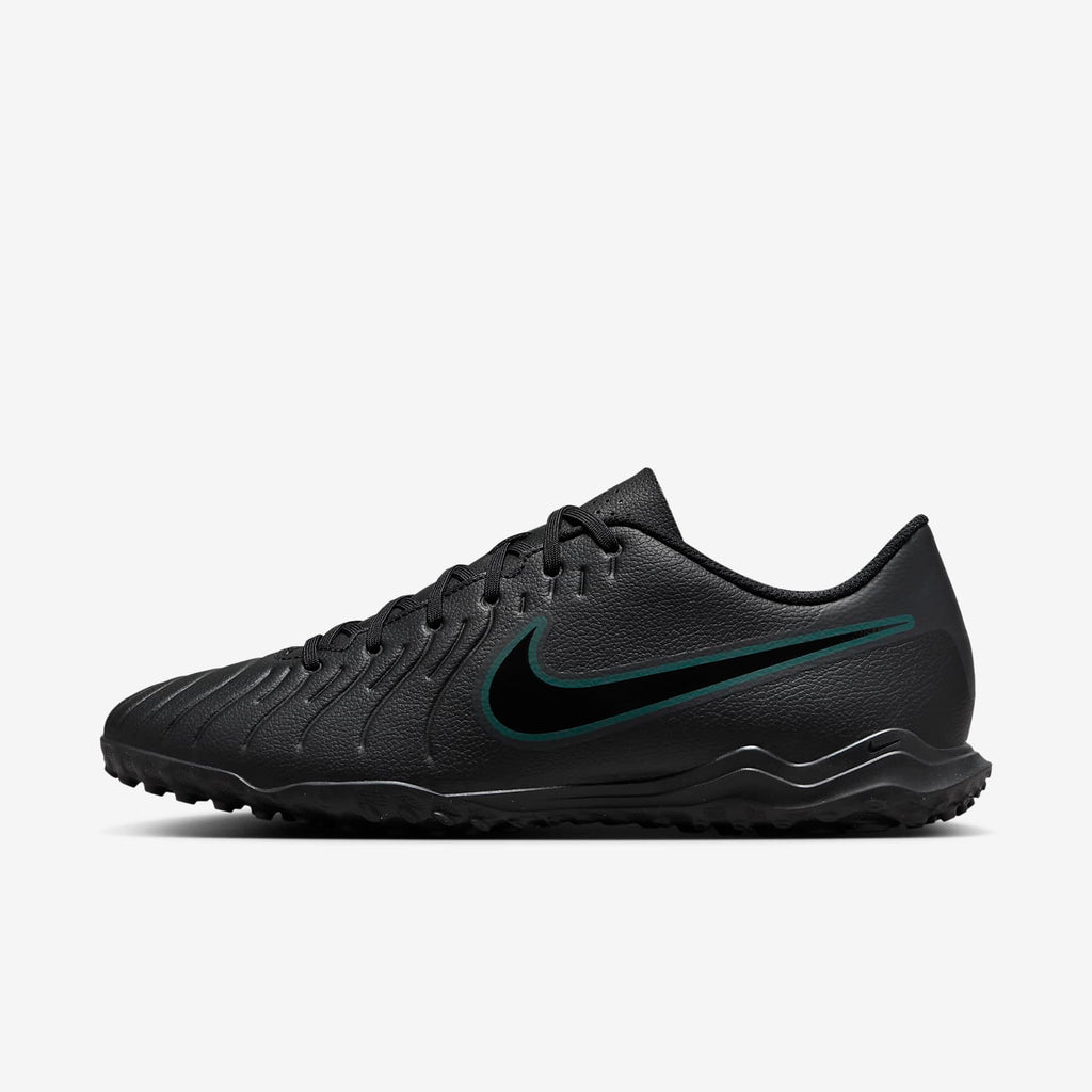 Nike Tiempo Legend 10 Club Turf Soccer Shoes - Black/Deep Jungle/Black - view 1