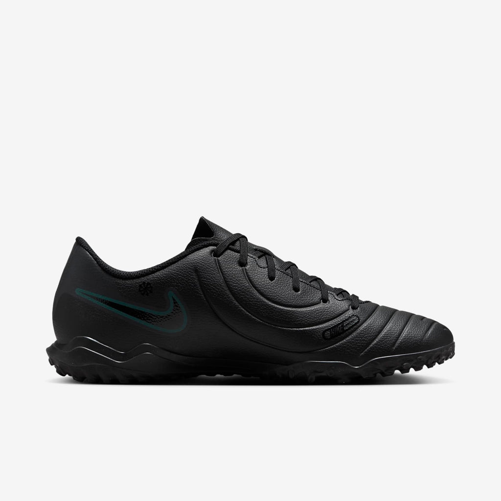 Nike Tiempo Legend 10 Club Turf Soccer Shoes - Black/Deep Jungle/Black - view 3