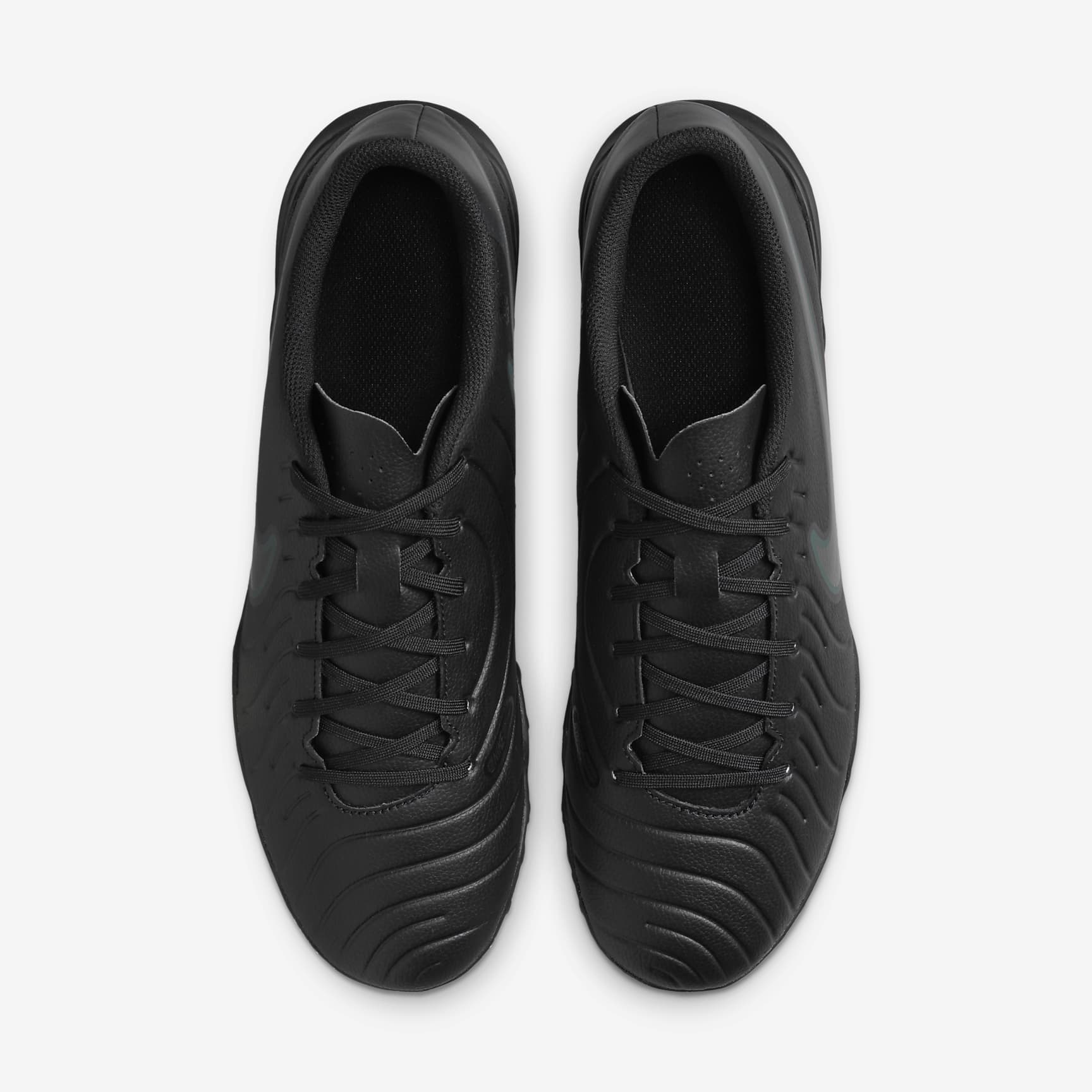 Nike Tiempo Legend 10 Club Turf Soccer Shoes - Black/Deep Jungle/Black - view 4