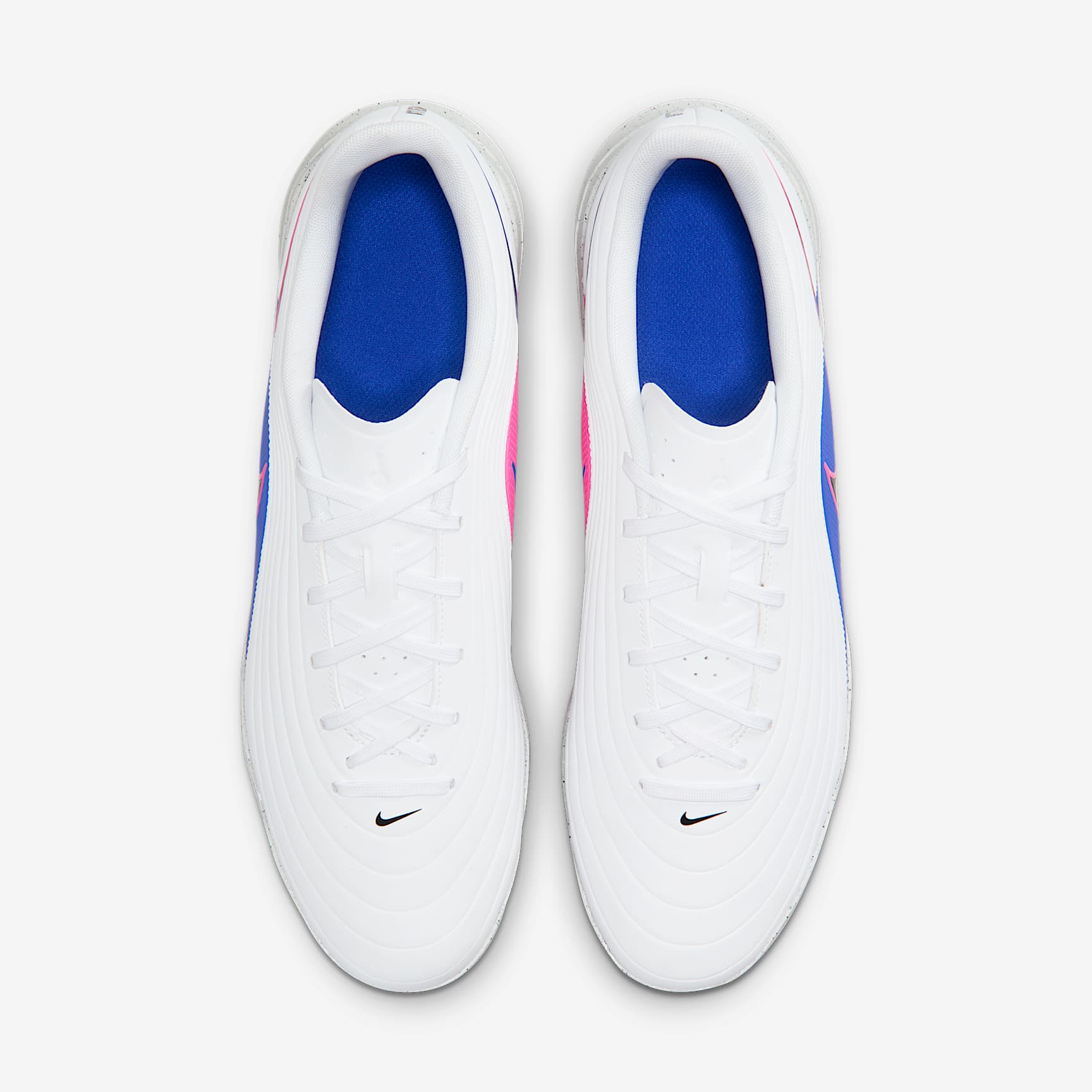 Nike Tiempo Maestro Club Indoor/Court Low-Top Soccer Shoes - White/Racer Blue/Pink Blast/Black - view 4