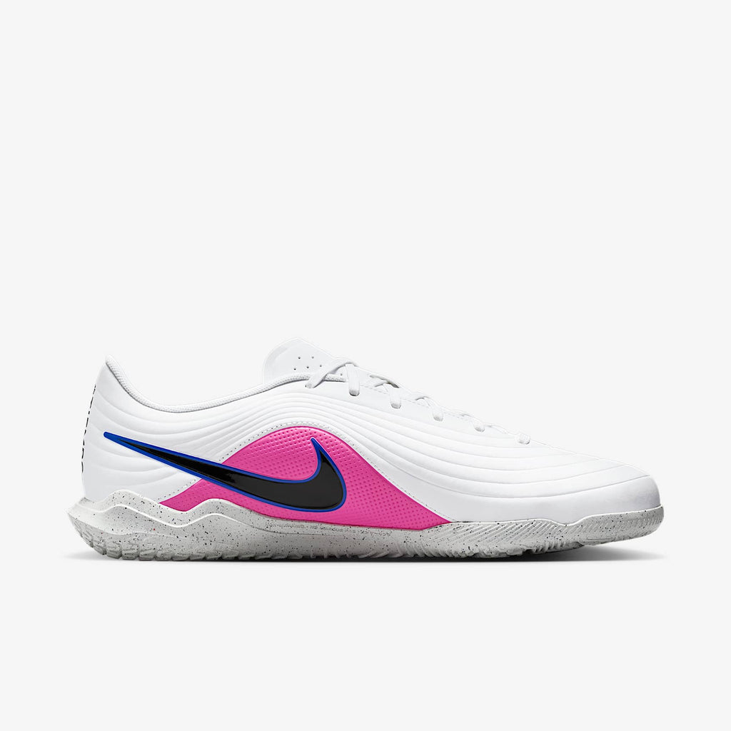 Nike Tiempo Maestro Club Indoor/Court Low-Top Soccer Shoes - White/Racer Blue/Pink Blast/Black - view 3