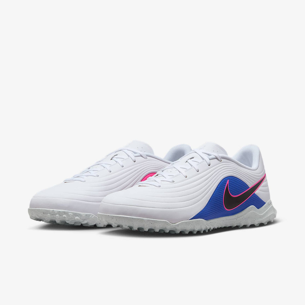 Nike Tiempo Maestro Club Turf Low-Top Soccer Shoes - White/Racer Blue/Pink Blast/Black - view 5