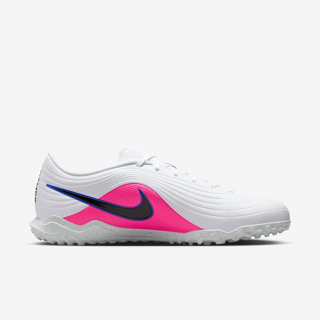 Nike Tiempo Maestro Club Turf Low-Top Soccer Shoes - White/Racer Blue/Pink Blast/Black - view 3
