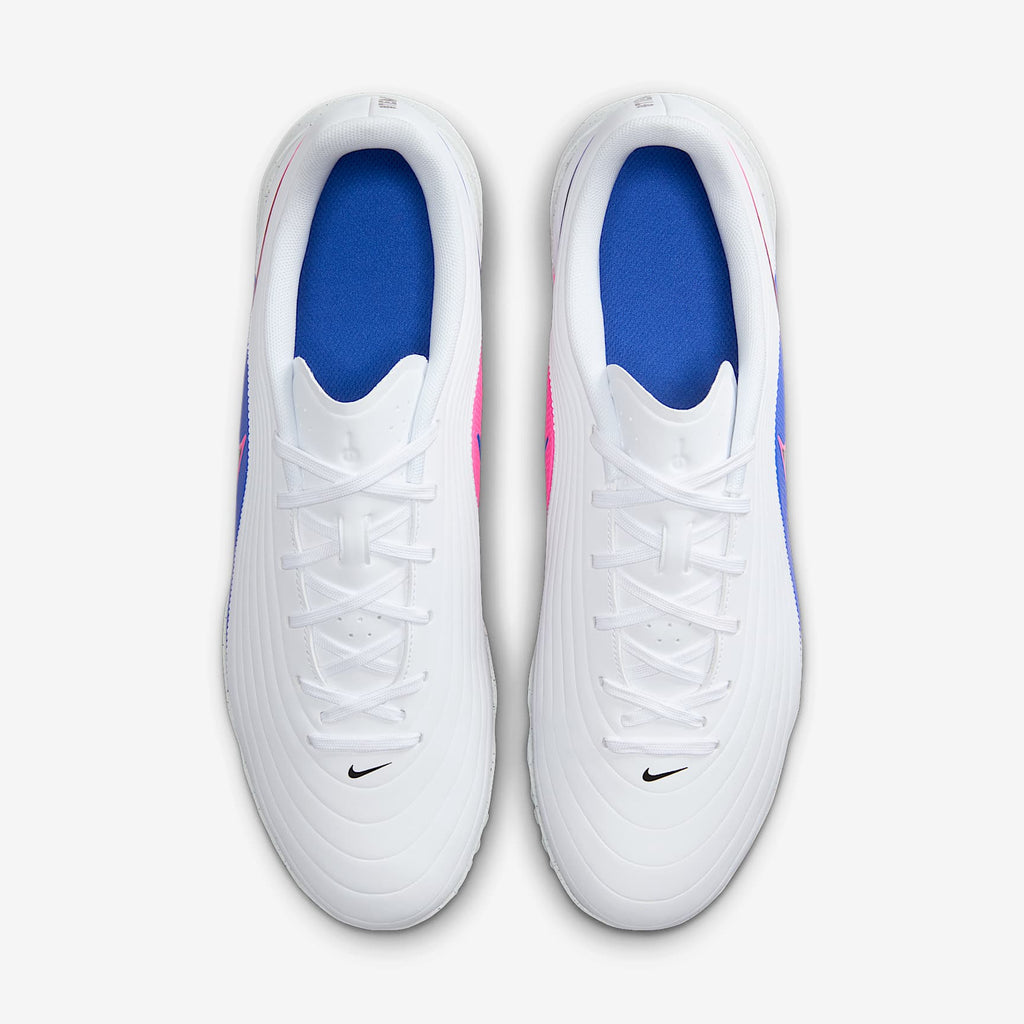 Nike Tiempo Maestro Club Turf Low-Top Soccer Shoes - White/Racer Blue/Pink Blast/Black - view 4