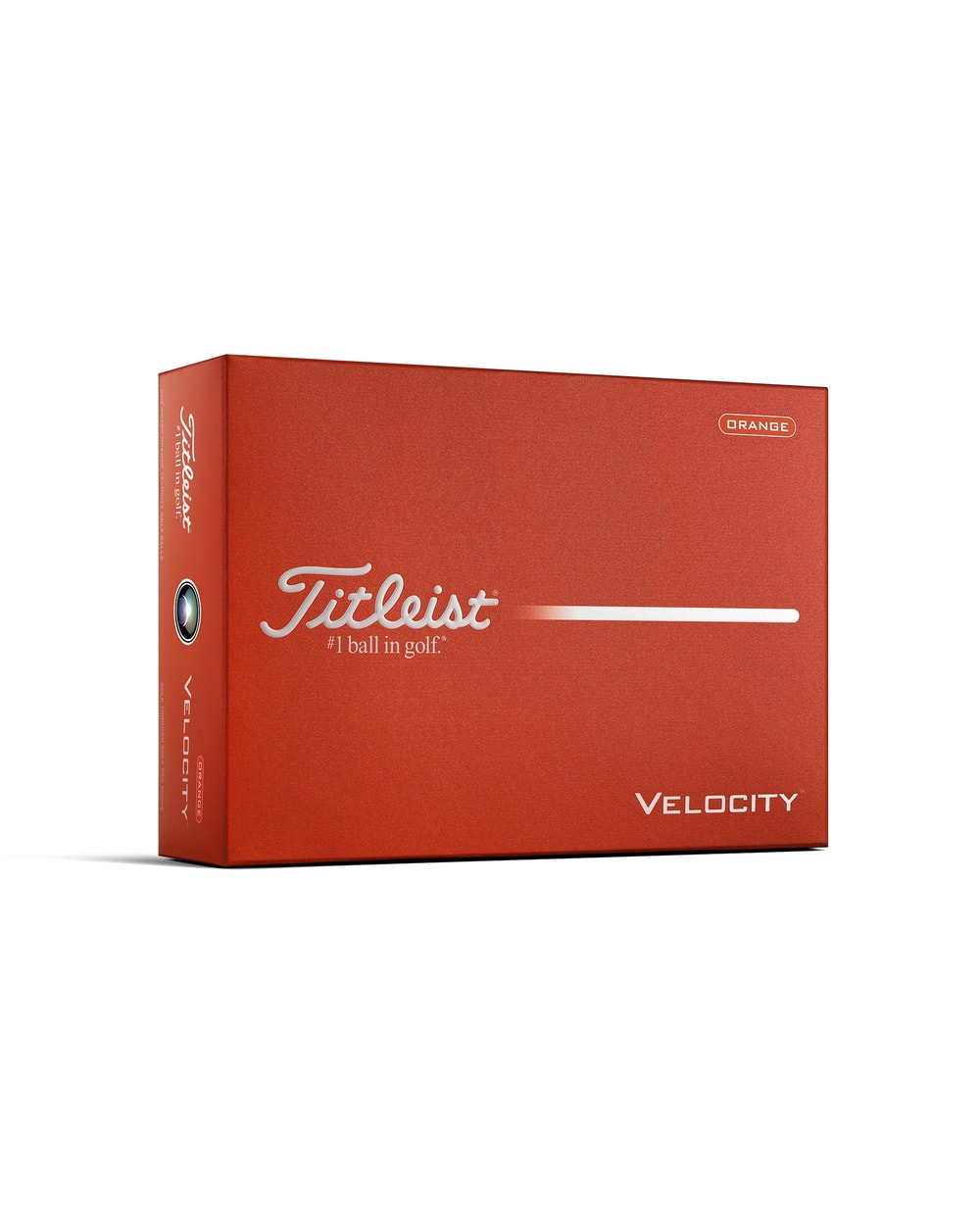 Titleist Velocity Golf Balls - Matte Orange