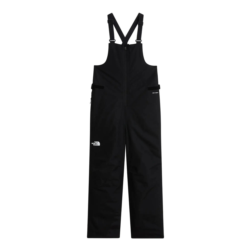 Teen Freedom Insulated Bibs in TNF Black, front