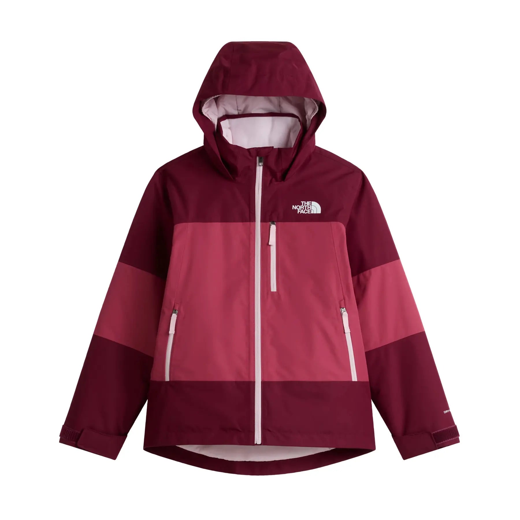 Girls' Freedom Insulated Jacket in Burgundy Crush/Fermented Clay, front