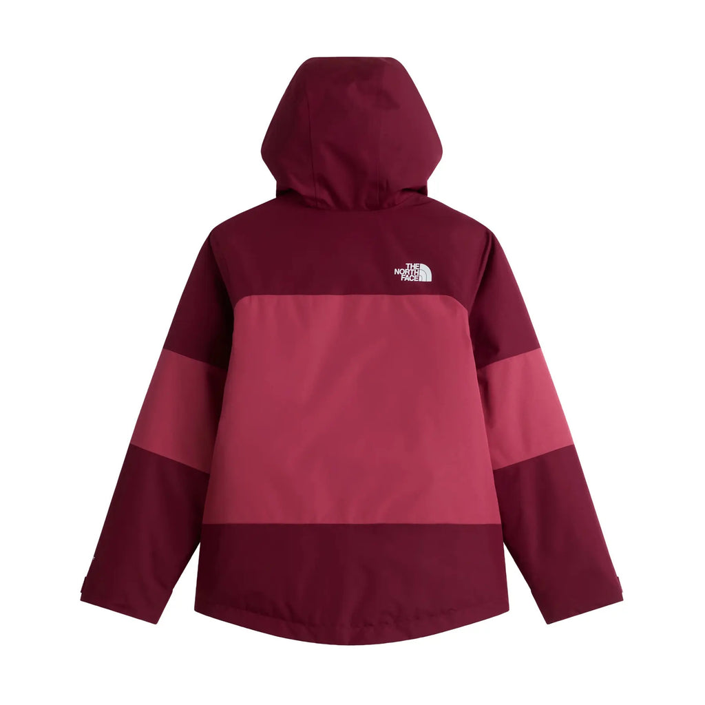 Girls' Freedom Insulated Jacket in Burgundy Crush/Fermented Clay, back