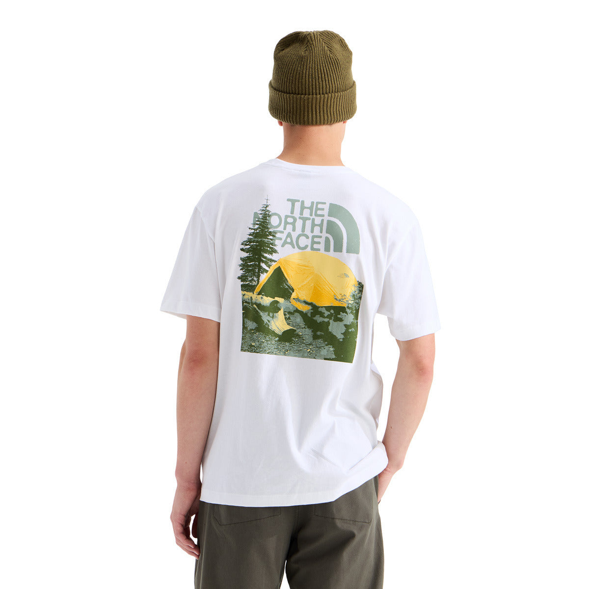 The North Face Men's Pitch A Tent Short-Sleeve Tee - TNF WHITE