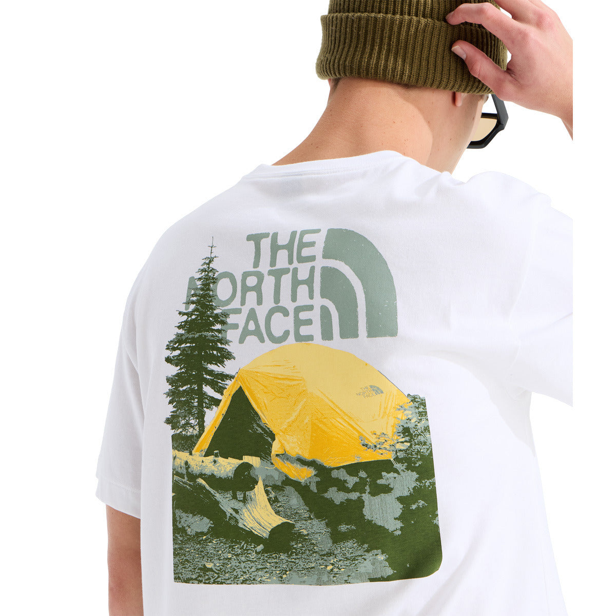The North Face Men's Pitch A Tent Short-Sleeve Tee - TNF WHITE