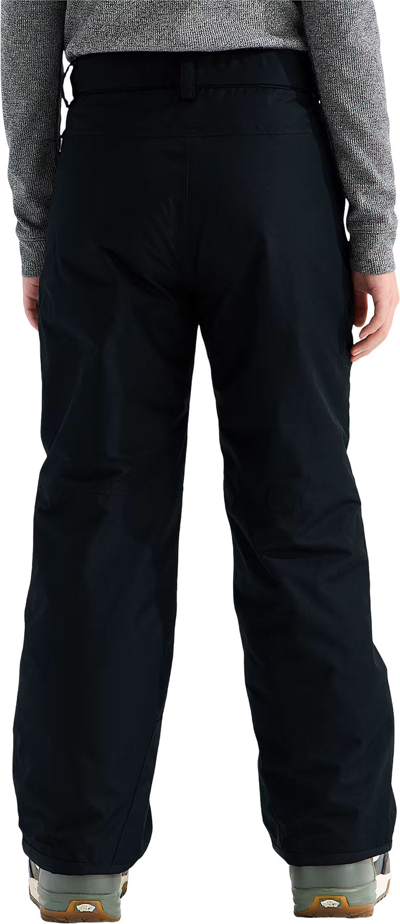 The North Face Boys' Freedom Insulated Pant in TNF Black, back