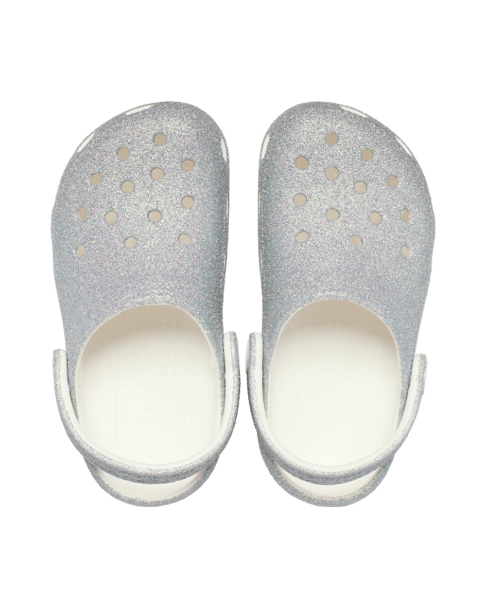 Crocs Toddler Classic Iridescent Glitter Clogs
