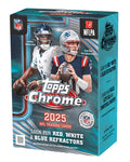 Topps 2025 Chrome Football Value Box - Box, front view