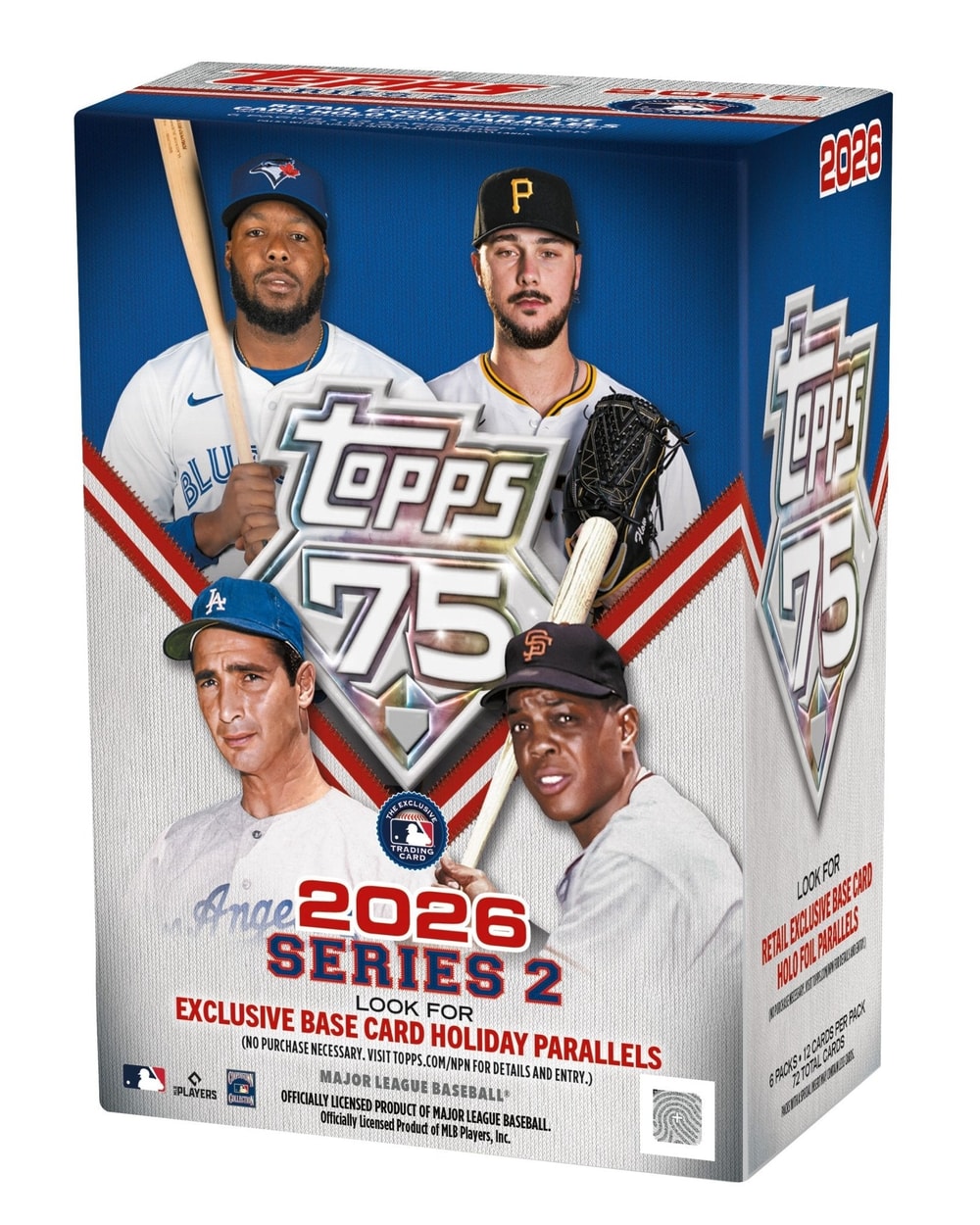 Topps 2026 Series 2 Baseball Value Box - Box, front view