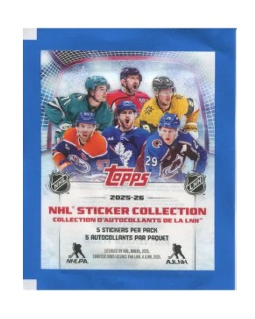 Topps NHL 5 Sticker Pack - 25/2026