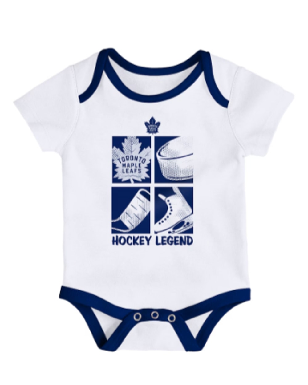 NHL Infant Toronto Maple Leafs Legend Multicolor Creeper Set