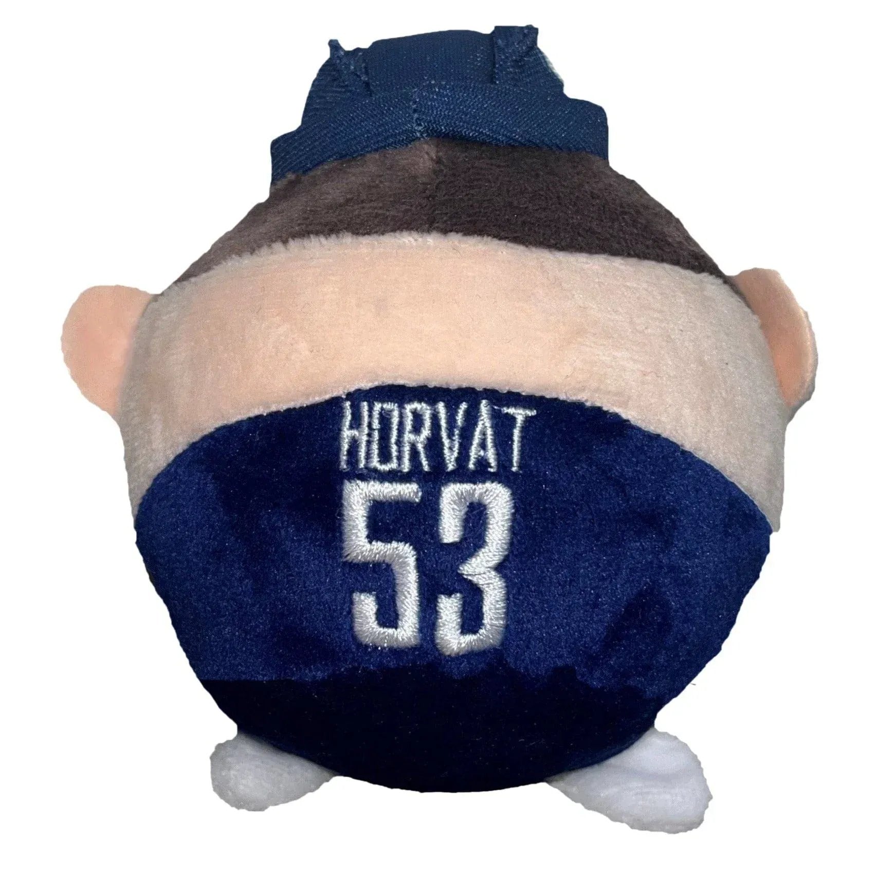 FOCO Vancouver Canucks Bo Horvat NHL Player Puffz plush - back with HORVAT 53