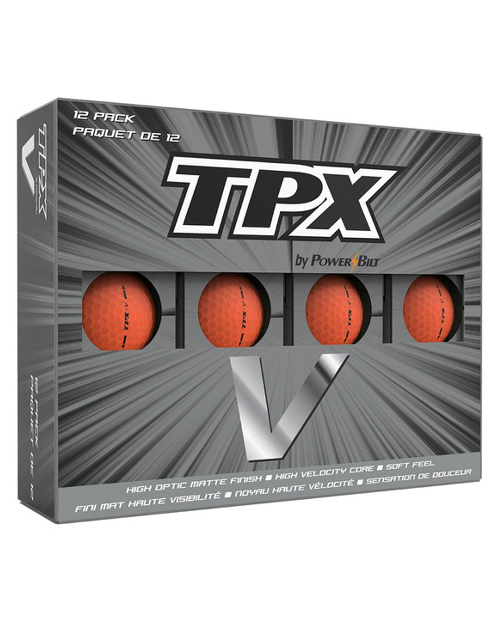 TPX V High Optic - Box of 12 Golf Balls
