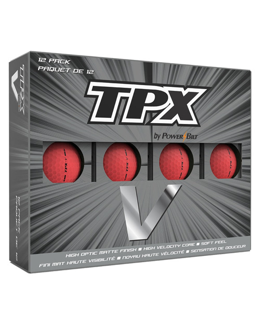 TPX V High Optic - Box of 12 Golf Balls
