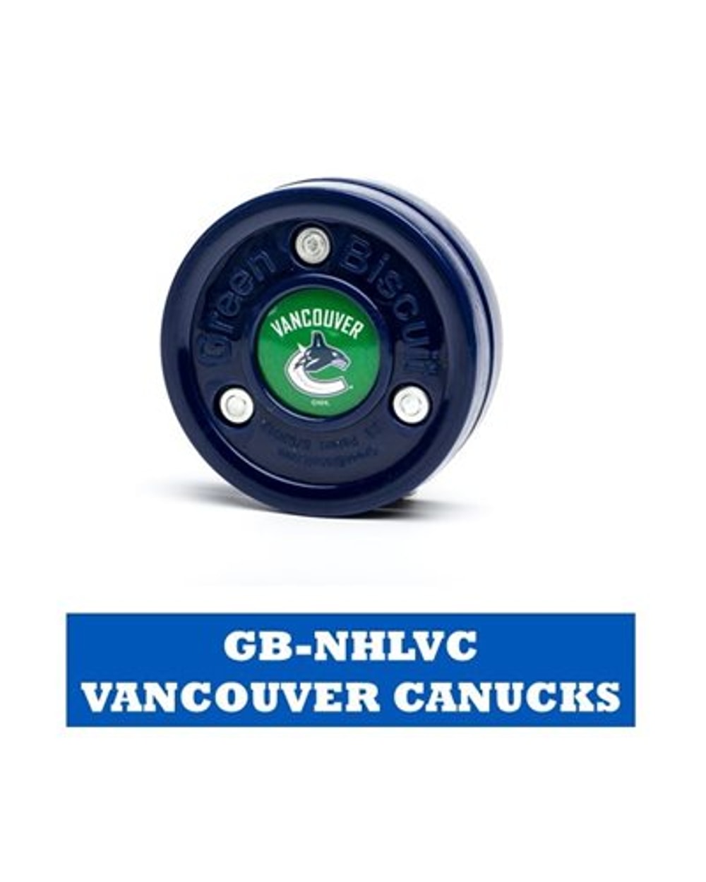 Blue Sports Green Biscuit NHL Training Puck