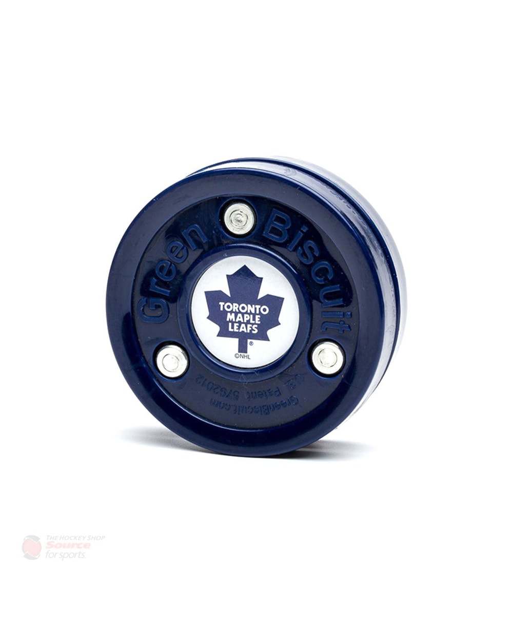 Blue Sports Green Biscuit NHL Training Puck