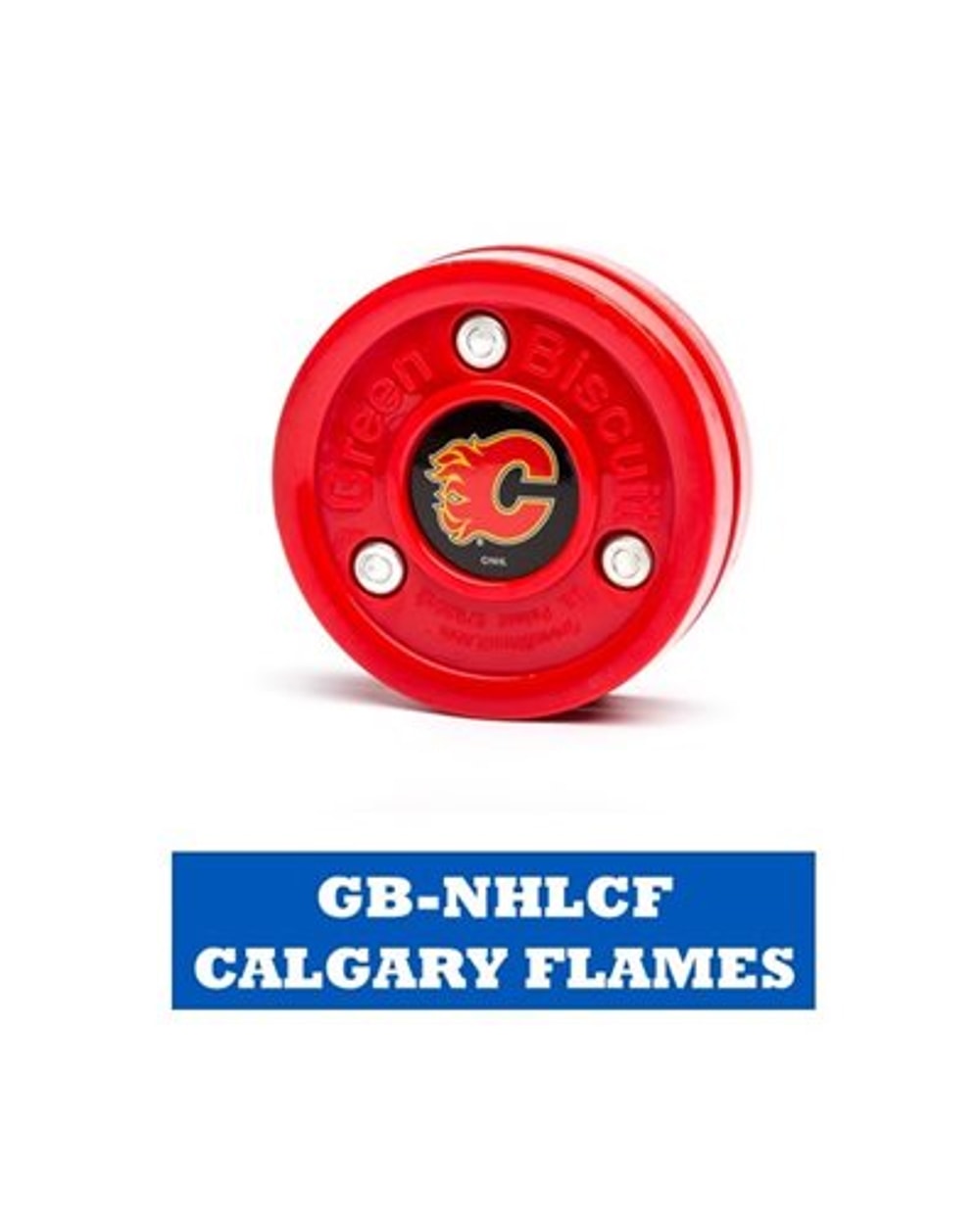 Blue Sports Green Biscuit NHL Training Puck