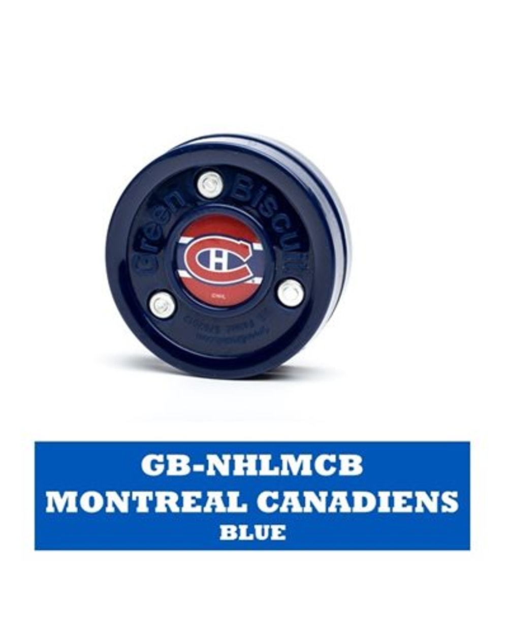 Blue Sports Green Biscuit NHL Training Puck