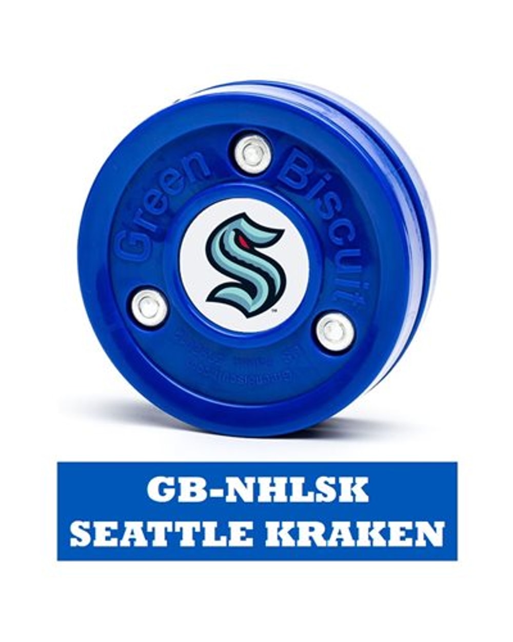 Blue Sports Green Biscuit NHL Training Puck