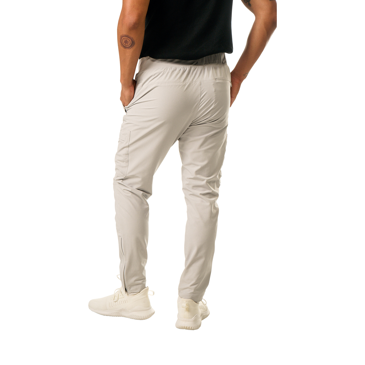 Bauer Cross Coast Travel Pant Quiet Grey - back