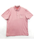 TravisMathew Local Discount Polo Heather Blush - front view
