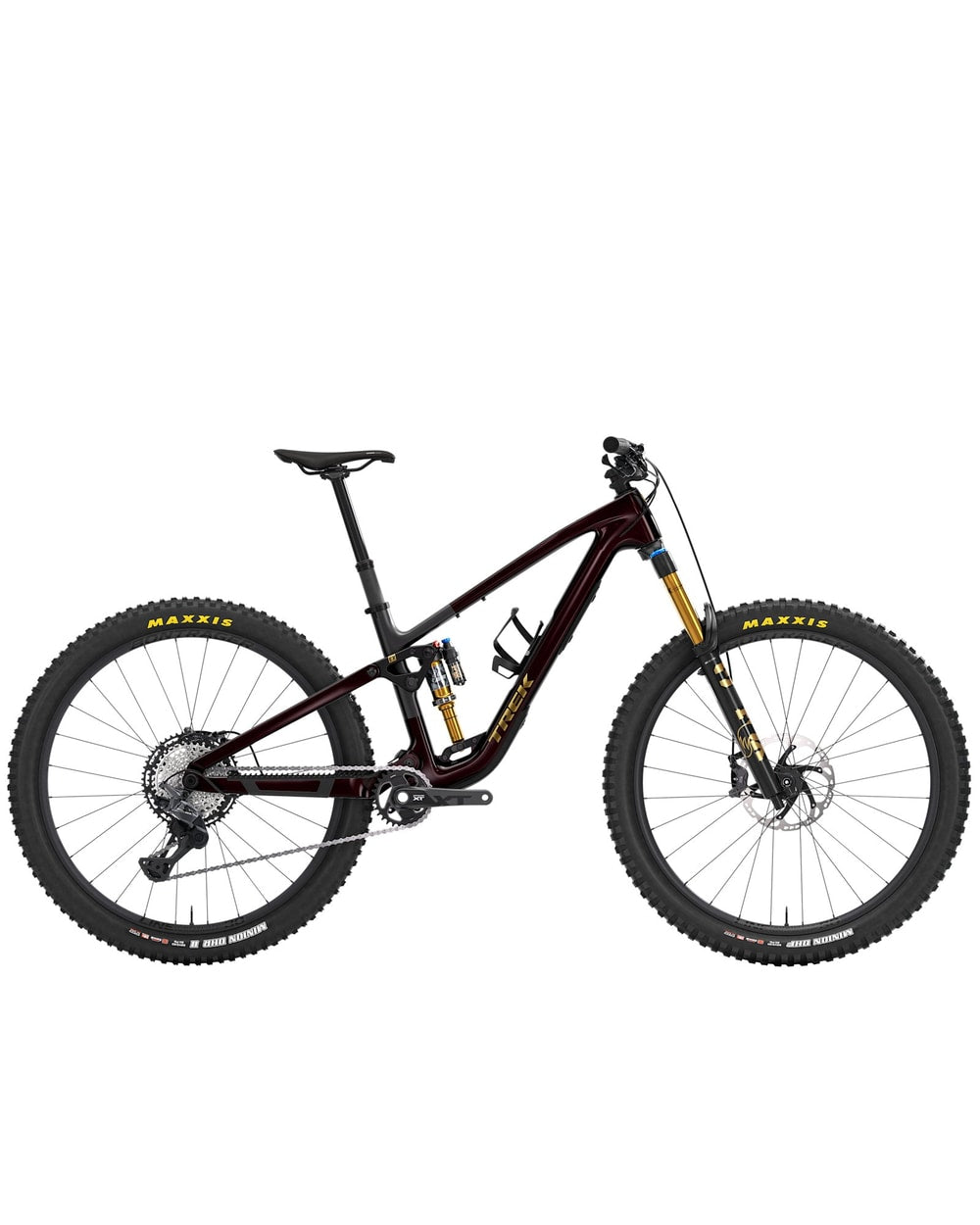Trek Fuel EX 9.8 XT Gen 7 - Dark Carmine, side