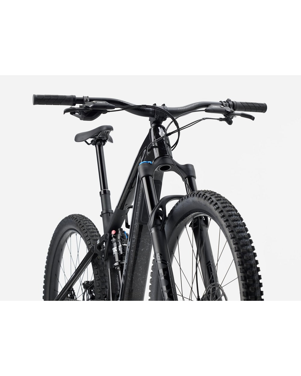 Trek Fuel+ EX 9.7 Gen 2 Electric Mountain Bike - Carbon Smoke, front