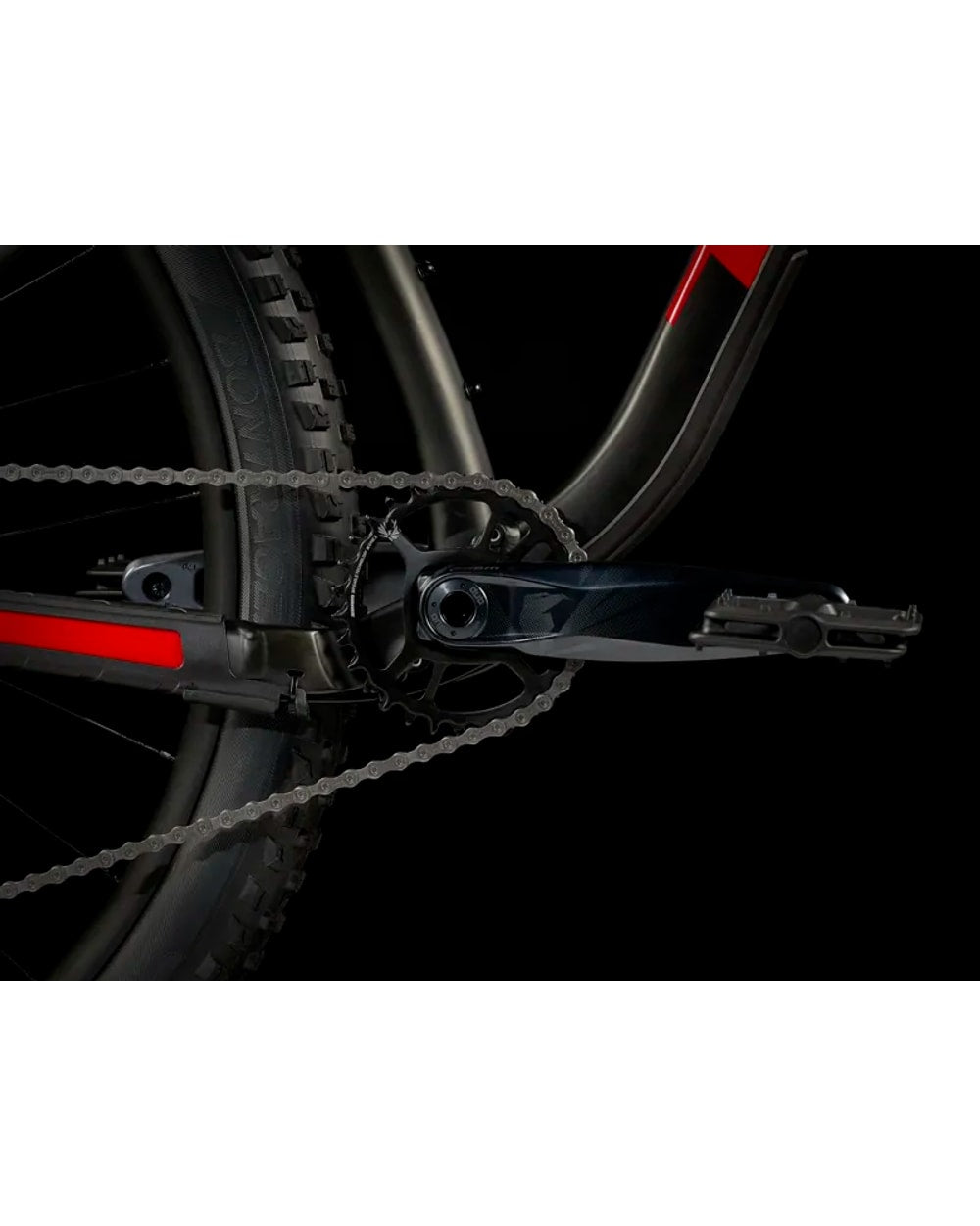 Trek Roscoe 8 Gen 4 Matte Black Olive detail