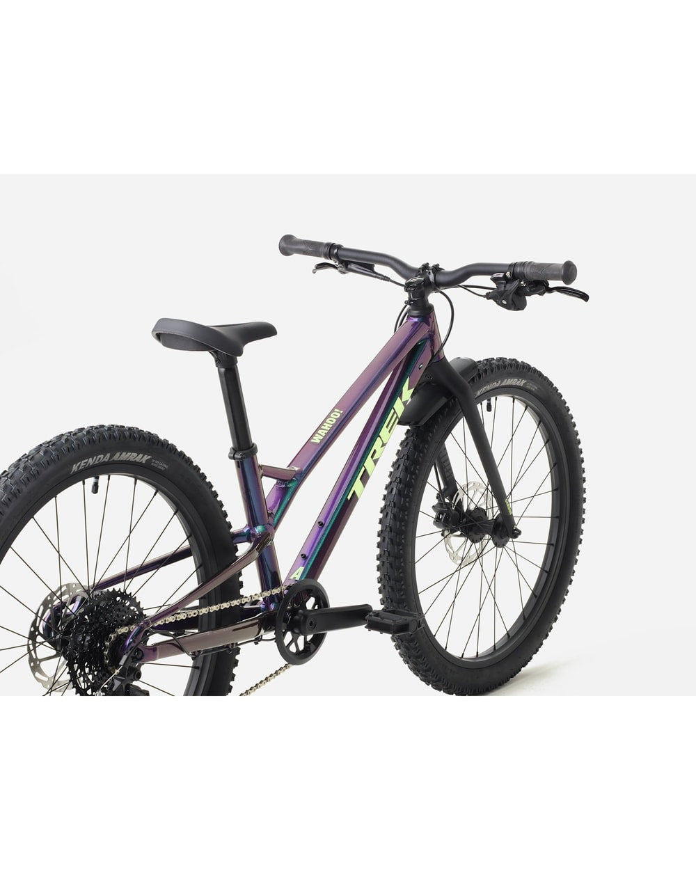 Trek Wahoo 24 Trail - Emerald Iris, rear angle