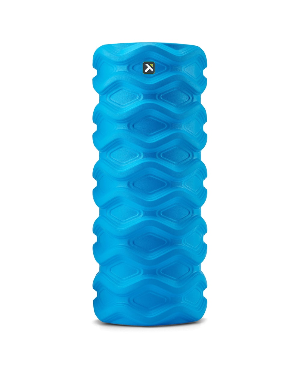 Trigger Point Rush Massage Roller, Blue, front view