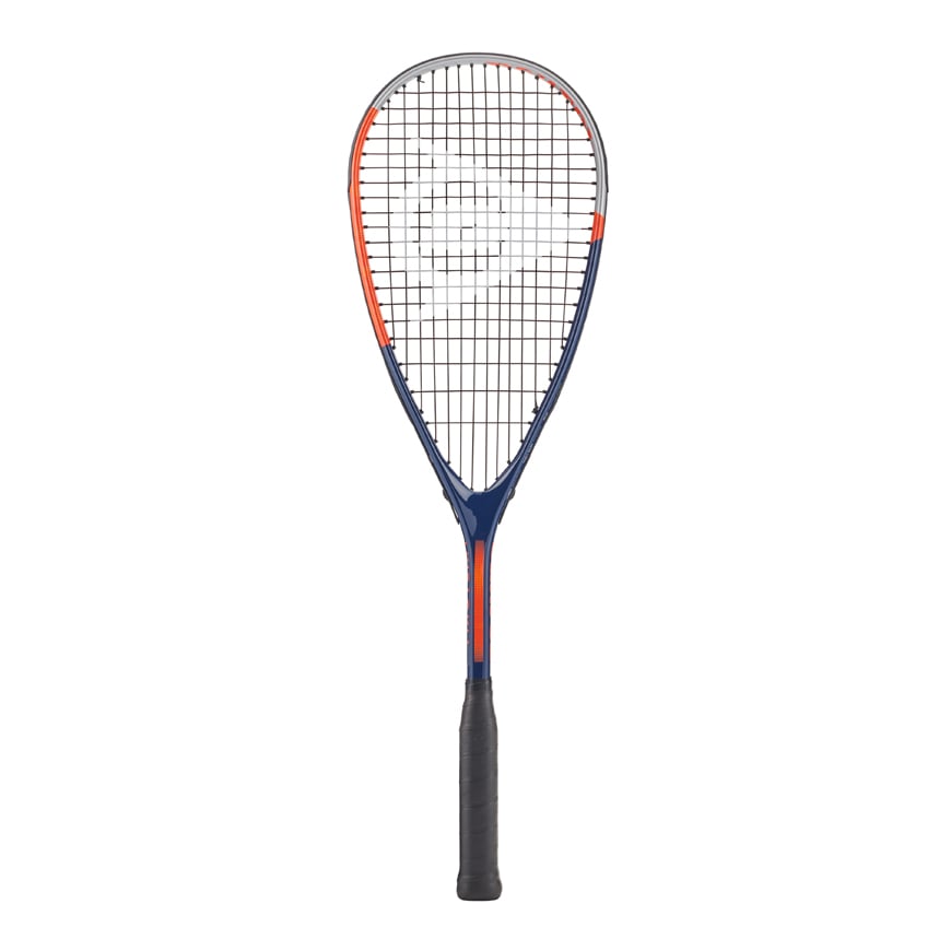 Dunlop SQR Tristorm Pro squash racquet, front view