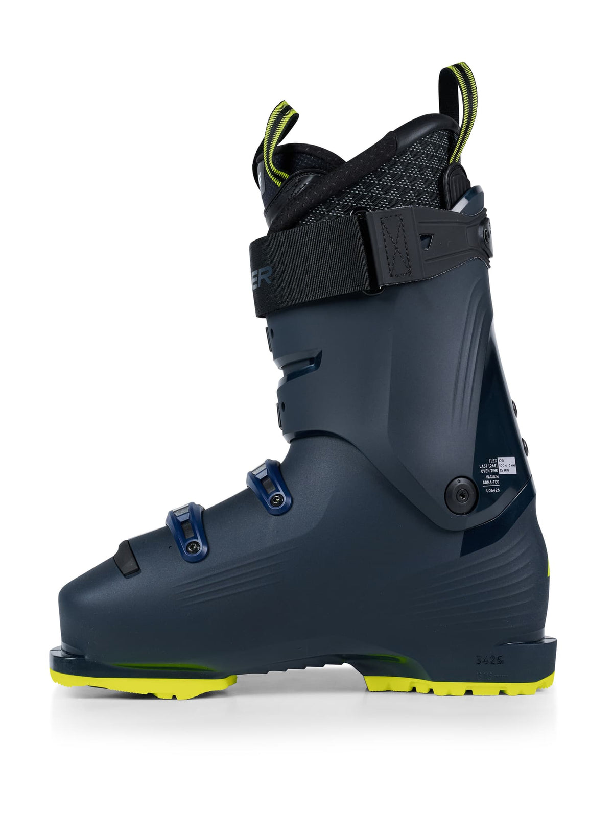 Fischer RC4 120 MV VAC BOA Ski Boots - Dark Blue, inner side view