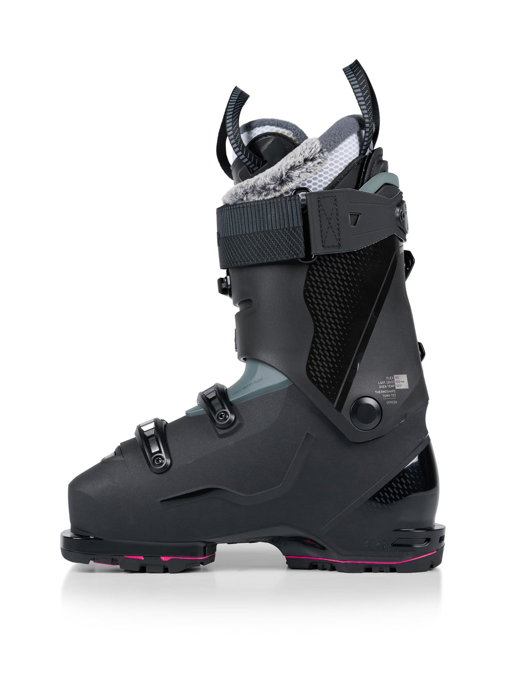 Fischer Women's Premio 95 BOA Ski Boots - Black, inner side view