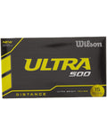 Ultra 500 Distance Box of 15 Yellow Golf Balls